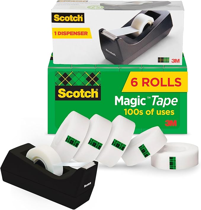 Scotch Magic Tape with Scotch Desktop Dispenser